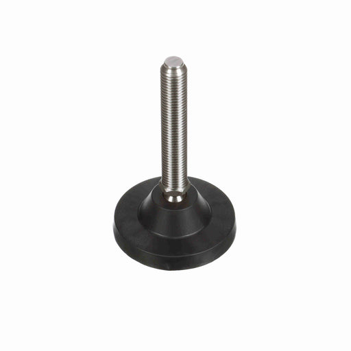 Conveyor Components Frame & Structure Supports Polyamide Base Stainless Steel Threads Leveler Articulating 4-7/8" Diameter 8-1/2" Spindle 1"-8 Thread 