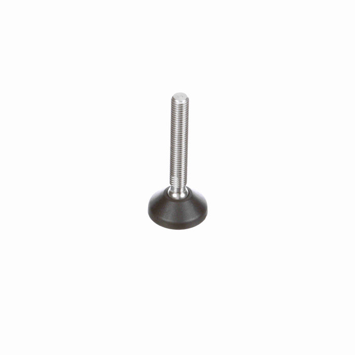 Conveyor Components Frame & Structure Supports Polyamide Base Stainless Steel Threads Leveler Articulating 1-9/16" Diameter 2-1/2" Spindle M12 Thread 