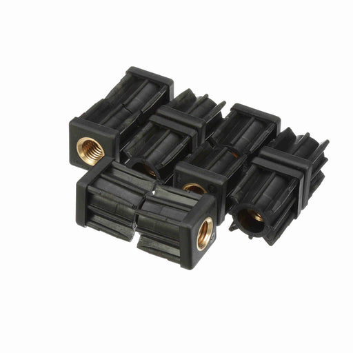 Conveyor Components Frame & Structure Supports Polyamide Threaded Tube End For Square Tubes 1-1/2" Tube 16ga Wall 3/4"-10 Thread 