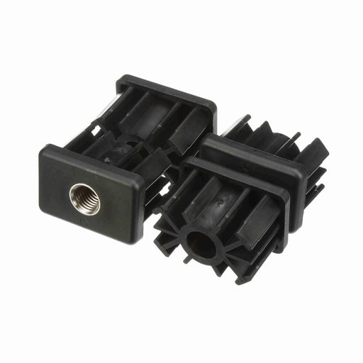 Conveyor Components Frame & Structure Supports Polyamide Threaded Tube End For Square Tubes 