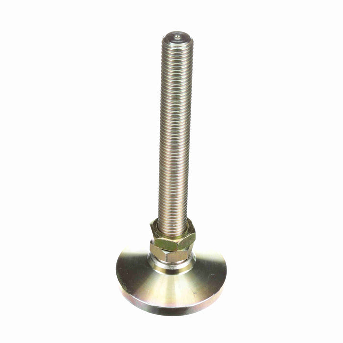 Conveyor Components Frame & Structure Supports Stainless Steel Base Stainless Steel Threads  Leveler Articulating 4" Diameter 8" Spindle 1"-8 Thread 