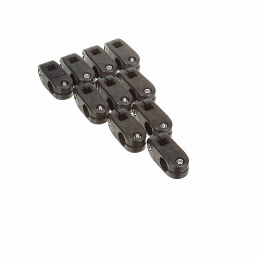 Conveyor Components Product Guides & Brackets Acetal Cross Block For 1/2"SQ Rod For 3/4" Rod 