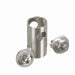 Conveyor Components Product Guides & Brackets Stainless Steel Cross Block With Nut For 1/2" Rod For 5/8" Rod 