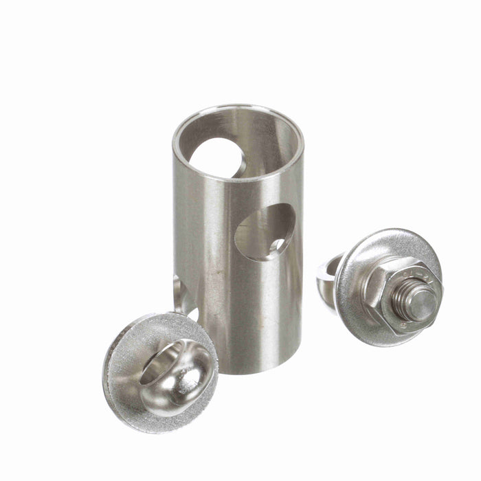 Conveyor Components Product Guides & Brackets Stainless Steel Cross Block With Nut For 1/2" Rod For 3/4" Rod 