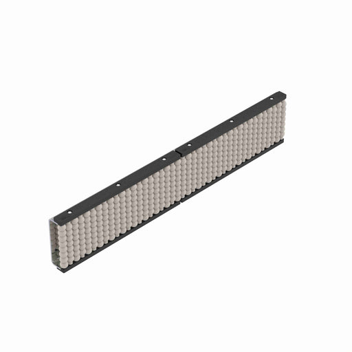 Conveyor Components Product Guides & Brackets Stainless Steel Channel Acetal Beads Beadwall 1-7/16" Thick 6-1/2" Wide 3ft Long 