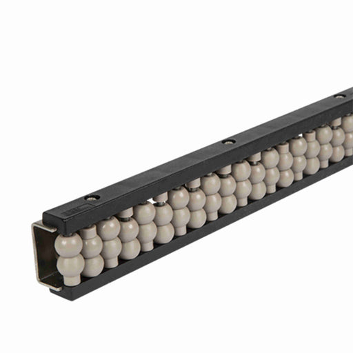 Conveyor Components Product Guides & Brackets Stainless Steel Channel Acetal Beads Beadwall 1-1/8" Thick 2" Wide 5ft Long 