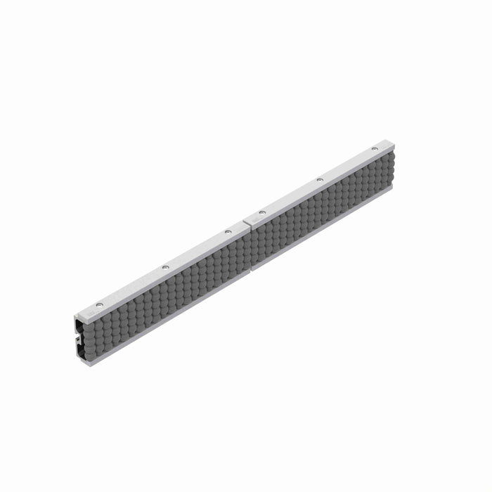 Conveyor Components Product Guides & Brackets Aluminum Channel Acetal Beads Beadwall 1-1/8" Thick 3" Wide 3ft Long 