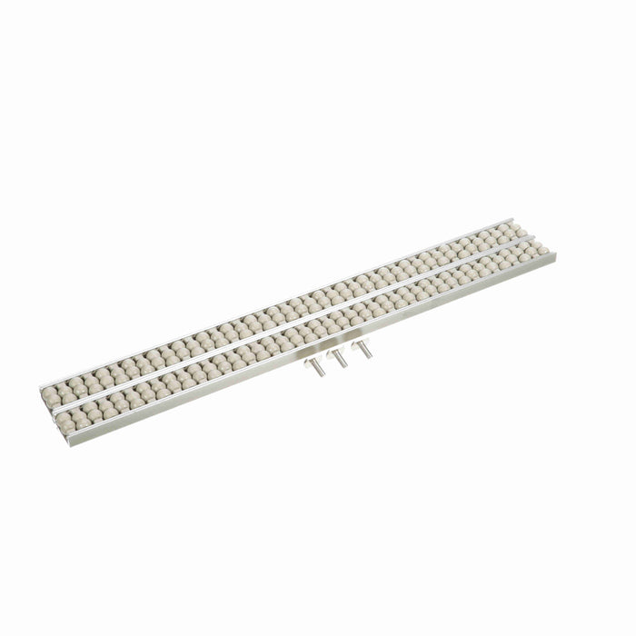 Conveyor Components Product Guides & Brackets Aluminum Channel Acetal Beads Beadwall Speedrail 1" Thick 3-1/2" Wide 3ft Long 