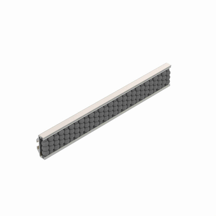 Conveyor Components Product Guides & Brackets Aluminum Channel Acetal Beads Beadwall Speedrail 7/8" Thick 1-7/8" Wide 3ft Long 