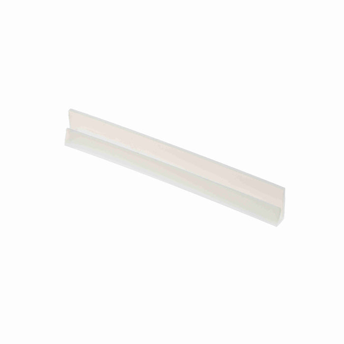 Conveyor Components Wear Strips UHMW White J-Leg J-Shaped 1" Wide 7/16" Thick 100ft Long 