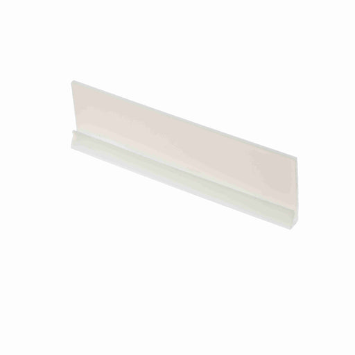 Conveyor Components Wear Strips UHMW White J-Leg J-Shaped 1-1/2" Wide 7/16" Thick 10ft Long 