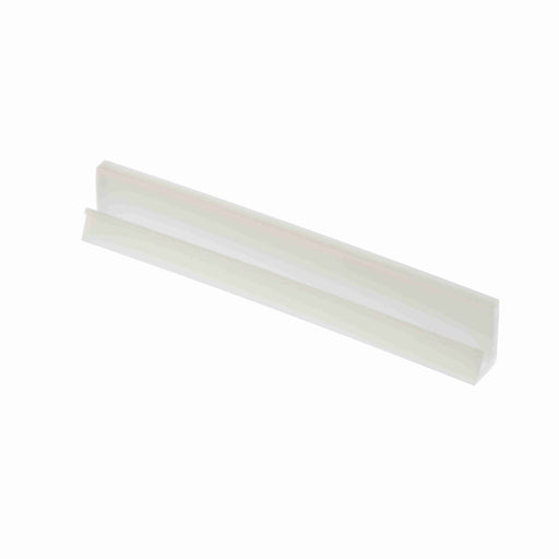 Conveyor Components Wear Strips UHMW White J-Leg J-Shaped 3/4" Wide 5/8" Thick 10ft Long 