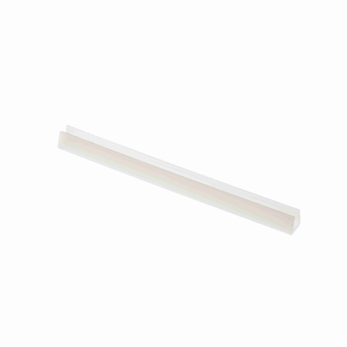 Conveyor Components Wear Strips UHMW White Bar Cap For 1/4" Thick 5/8" Thick 3/4" High 10ft Long 