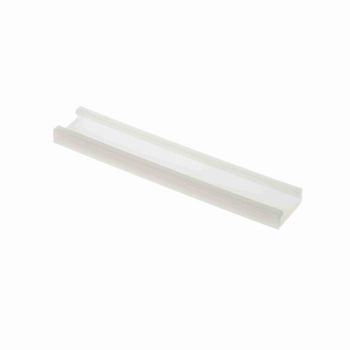 Conveyor Components Product Guides & Brackets UHMW White Guide Rail Cover 1-1/8" Wide 3/8" Thick 10ft Long 