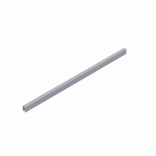 Conveyor Components Wear Strips Nolu-S Grey Bar Cap For 1/8" Thick 5/16" Thick 1/2" High 10ft Long 