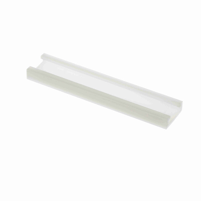 Conveyor Components Wear Strips UHMW White Bar Cover For 3/16" Thick 1-5/16" Thick 7/16" High 20ft Long 