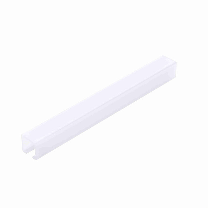 Conveyor Components Wear Strips UHMW White Bar Cover Tube Cover 1-1/4" Thick 1-1/4" High 20ft Long 