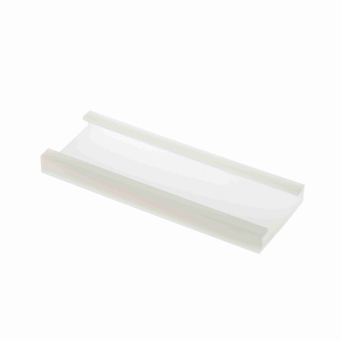 Conveyor Components Wear Strips UHMW White Bar Cover For 1/4" Thick 10ft Long 