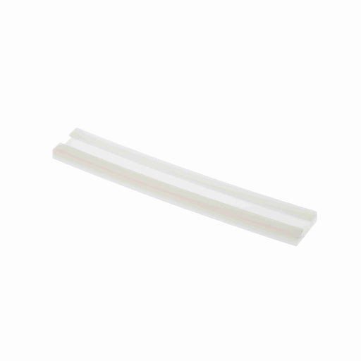 Conveyor Components Product Guides & Brackets UHMW White Guide Rail Cover 1" Wide 1/4" Thick 10ft Long 