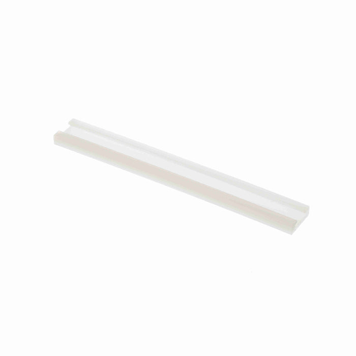 Conveyor Components Product Guides & Brackets UHMW White Guide Rail Cover 1-1/2" Wide 1/4" Thick 20ft Long 