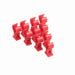 Conveyor Components Product Guides & Brackets Polypropylene SpeedSet Bracket Positioning Collar Red 10mm Long 