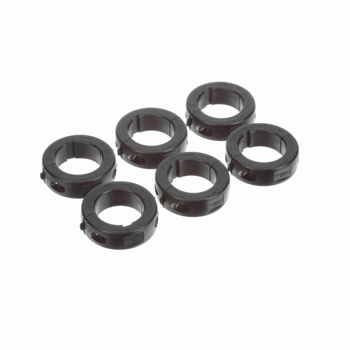 Collars & Couplings Shaft Collars Polyamide Plastic Round Bore Keyed Two Piece Clamping 1-1/4" Bore 