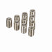 Conveyor Components Hardware Stainless Steel Threaded Tube End 3/4" Tube 16ga Wall M8 Thread 