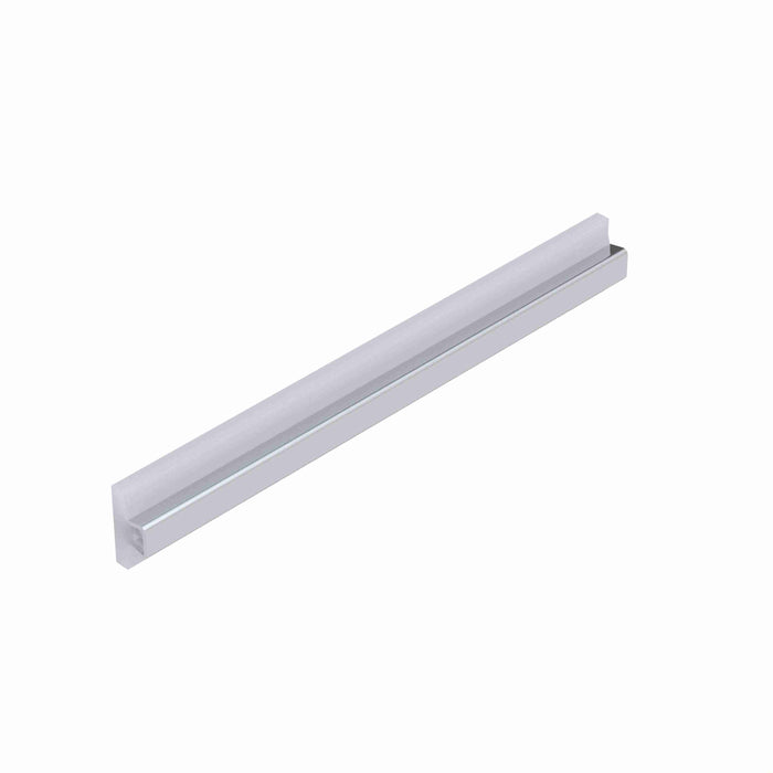 Conveyor Components Wear Strips Stainless Steel Channel UHMW Insert Guide Rail T-Shaped 1-5/8" Wide 13/16" Thick 8ft Long 