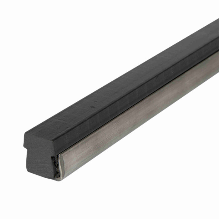 Conveyor Components Product Guides & Brackets Stainless Steel Channel Nolu-SD Insert Guide Rail T-Shaped 1" Wide 11/16" Thick 10ft Long 