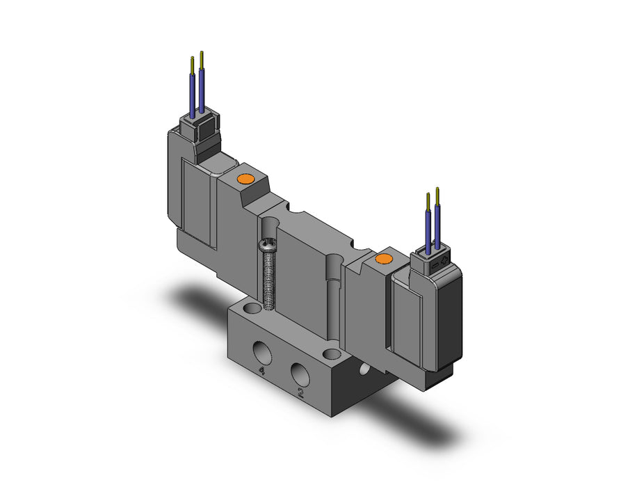 S07A5-5M-M5 PLUG LEAD TYPE 5 PORT SOLENOID VALVE