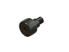 Sealed stud-mount cam follower bearing with hex hole and crowned outer diameter