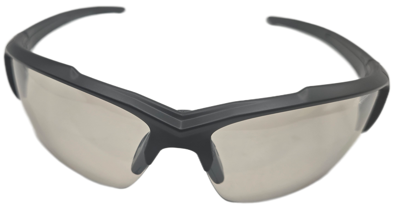 Edge Eyewear Khor G2 SDK111AR-G2 safety glasses with black frame and clear anti-reflective lens