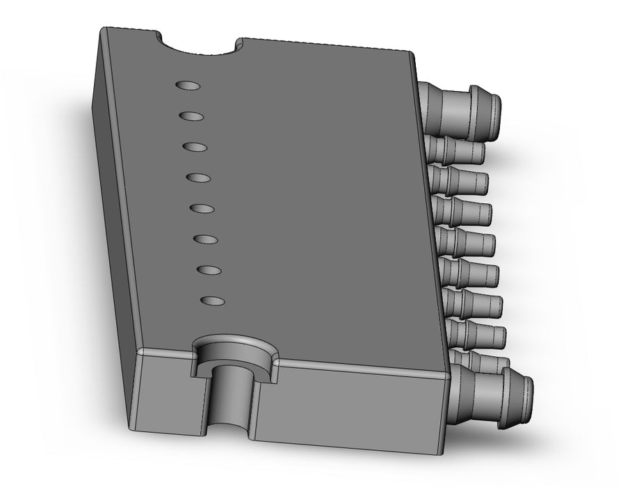SS073A01-08C Base Mount, Separable Type Manifold