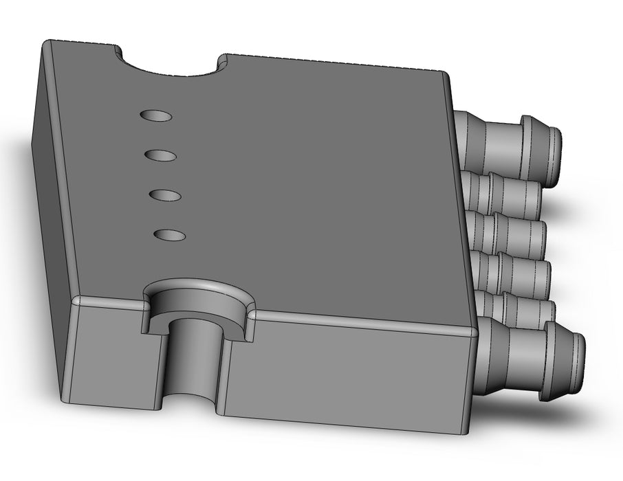 SS073A02-04C Base Mount, Separable Type Manifold