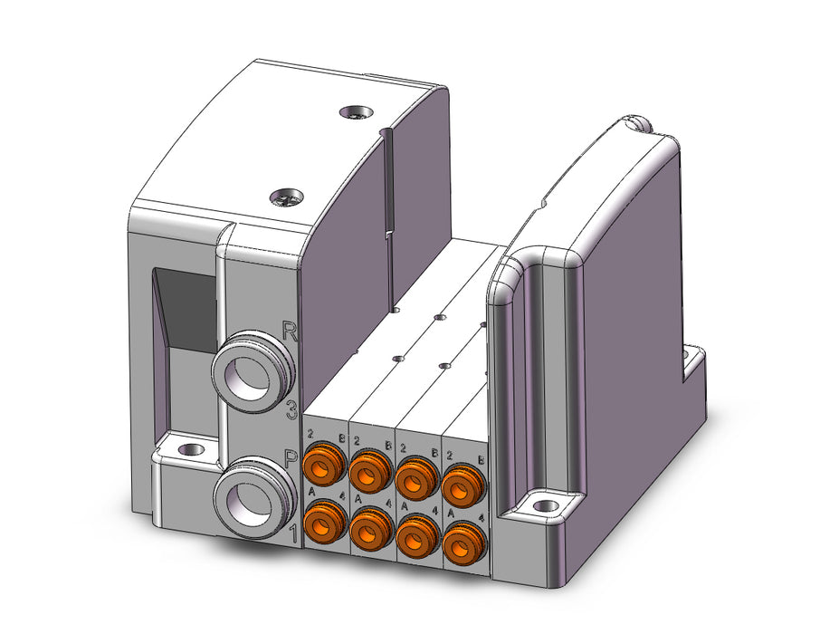 SS0750-04N1SD0 Plug-In Type Stacking Manifold