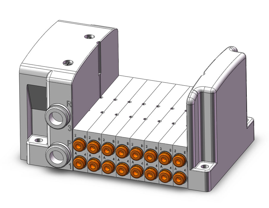 SS0750-08N1SD0 Plug-In Type Stacking Manifold
