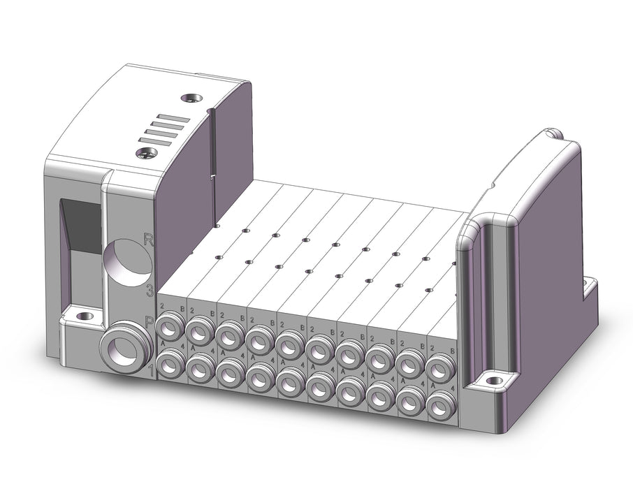SS0750-10C4SD0-D0S Plug-In Type Stacking Manifold