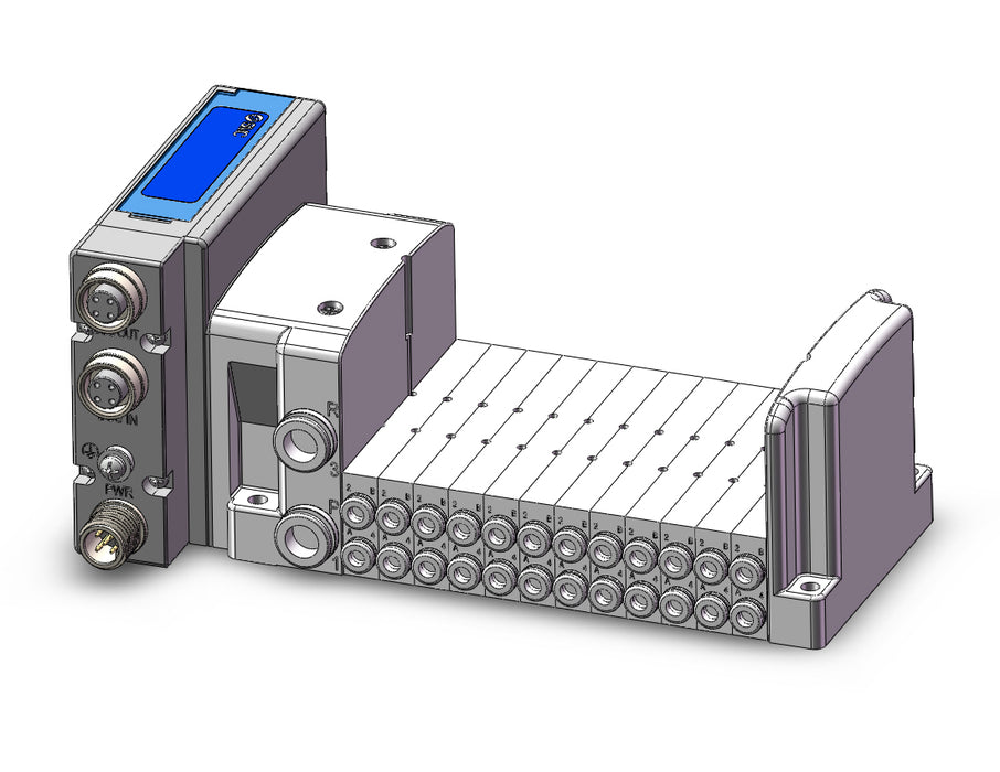 SS0750-12C4C8SFA Plug-In Type Stacking Manifold