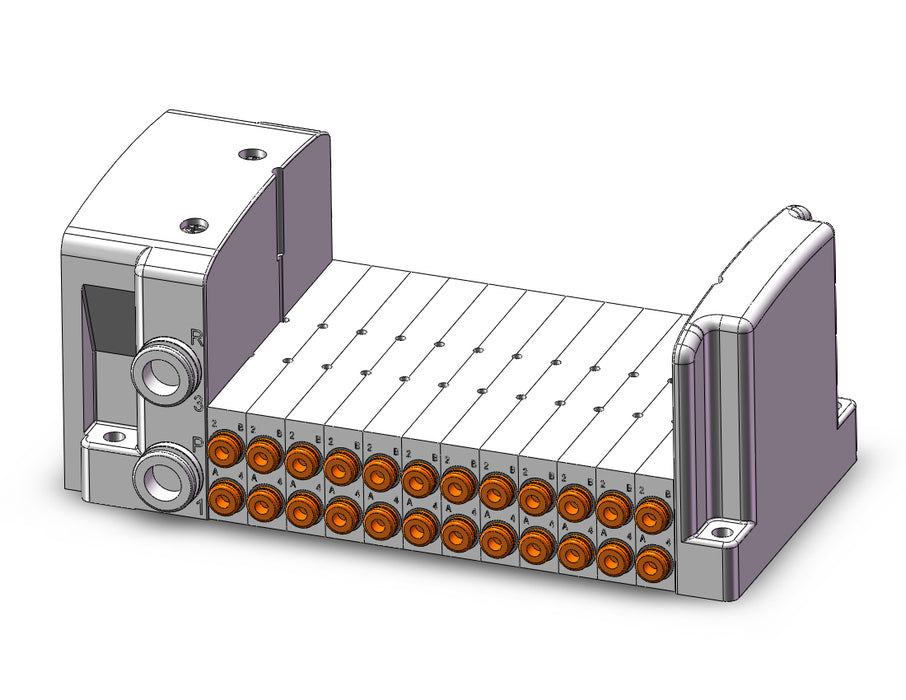 SS0750-12N1SD0 Plug-In Type Stacking Manifold