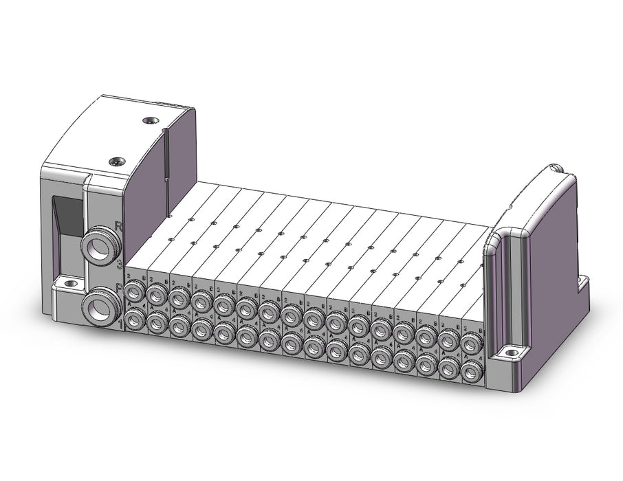 SS0750-16C4SD0 Plug-In Type Stacking Manifold