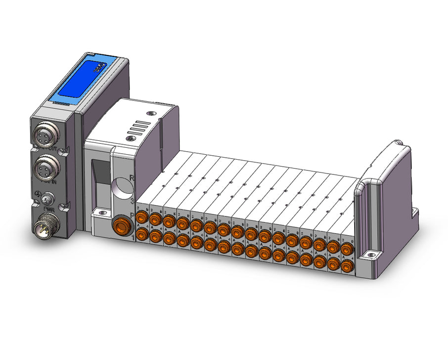 SS0750-16N1N7SDA-BS Plug-In Type Stacking Manifold