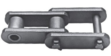 Engineering Chain, Steel Bushed, SS102 Pitch, Chain, Carbon Steel, 4" Pitch, 1 Strand,