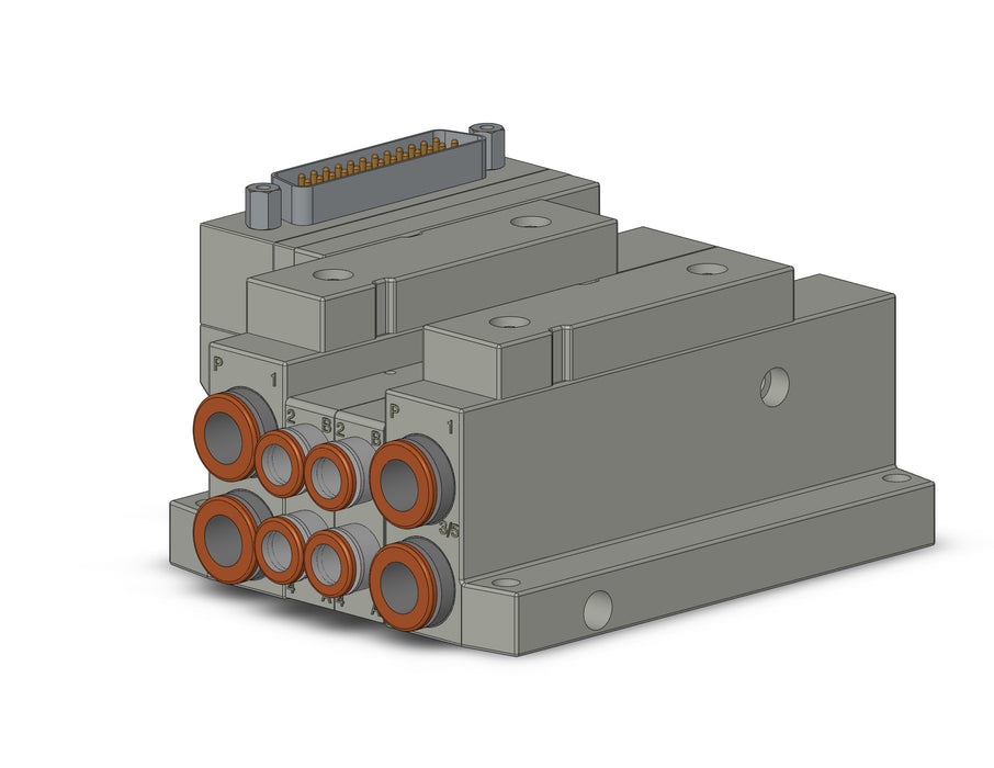 SS5V1-10FD1-02B-N7 5 Port Solenoid Valve Manifold
