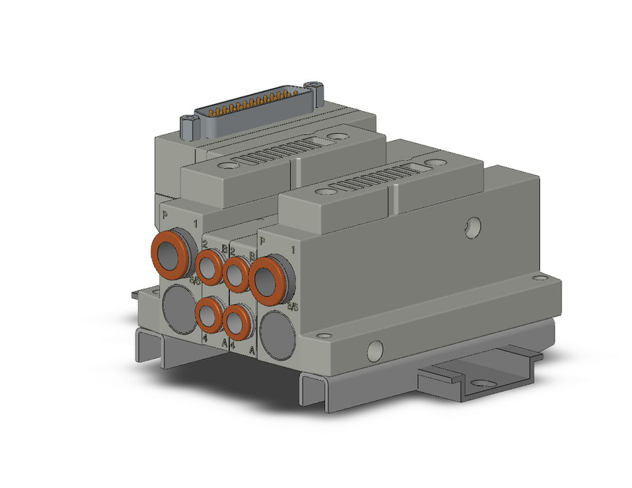 SS5V1-10FD1-02BS-C6-D 5 Port Solenoid Valve Manifold