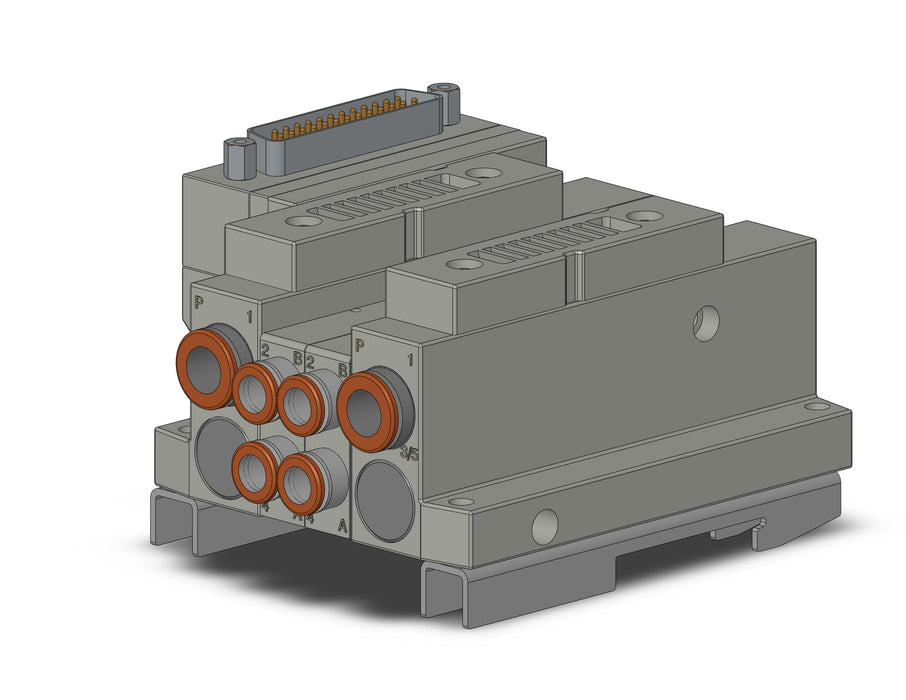 SS5V1-10FD1-02BS-N7-D0 5 Port Solenoid Valve Manifold