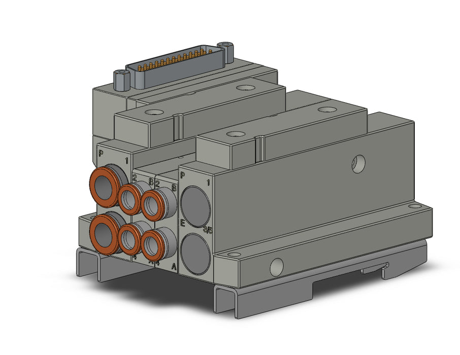 SS5V1-10FD1-02D-N7-D0 5 Port Solenoid Valve Manifold