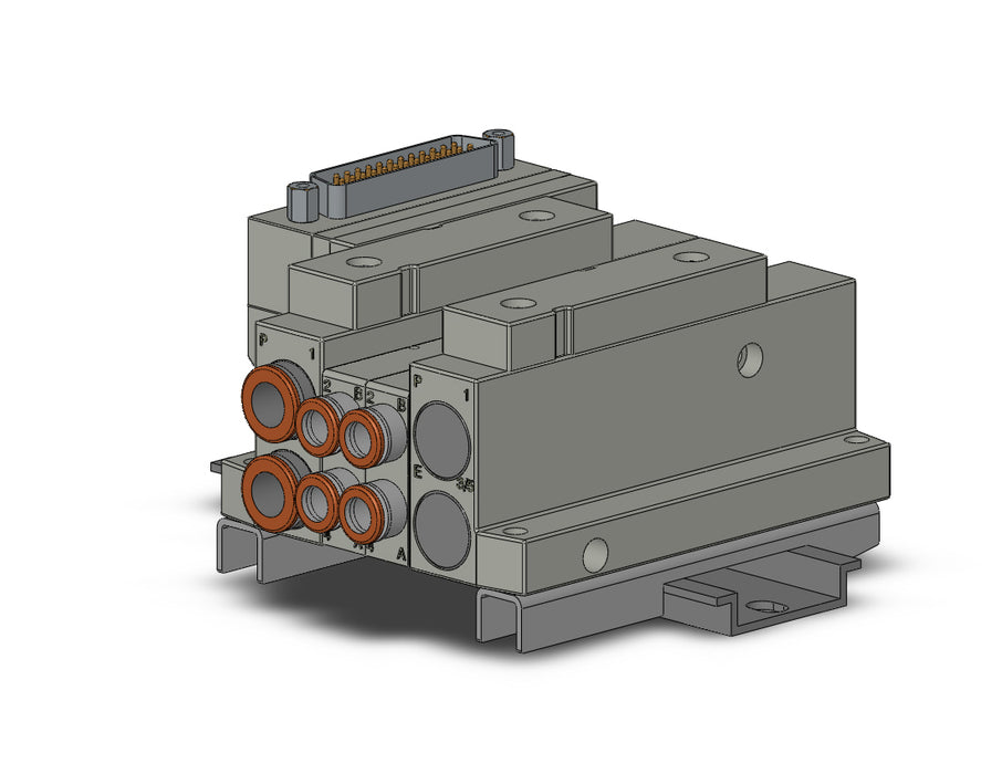 SS5V1-10FD1-02D-N7-D 5 Port Solenoid Valve Manifold