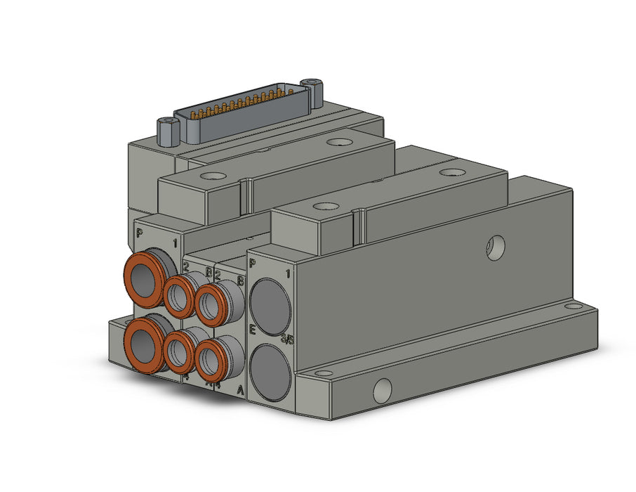 SS5V1-10FD1-02D-N7 5 Port Solenoid Valve Manifold