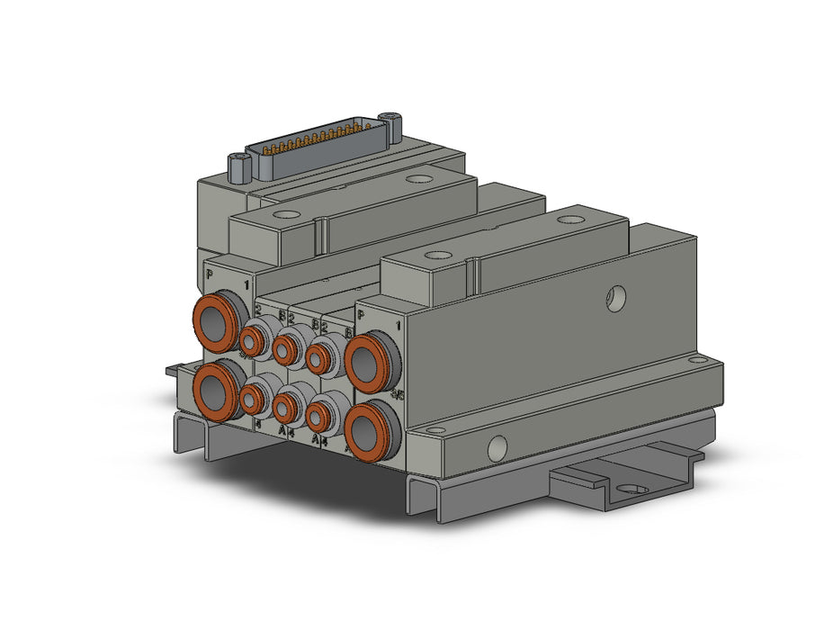 SS5V1-10FD1-03B-N1-D 5 Port Solenoid Valve Manifold