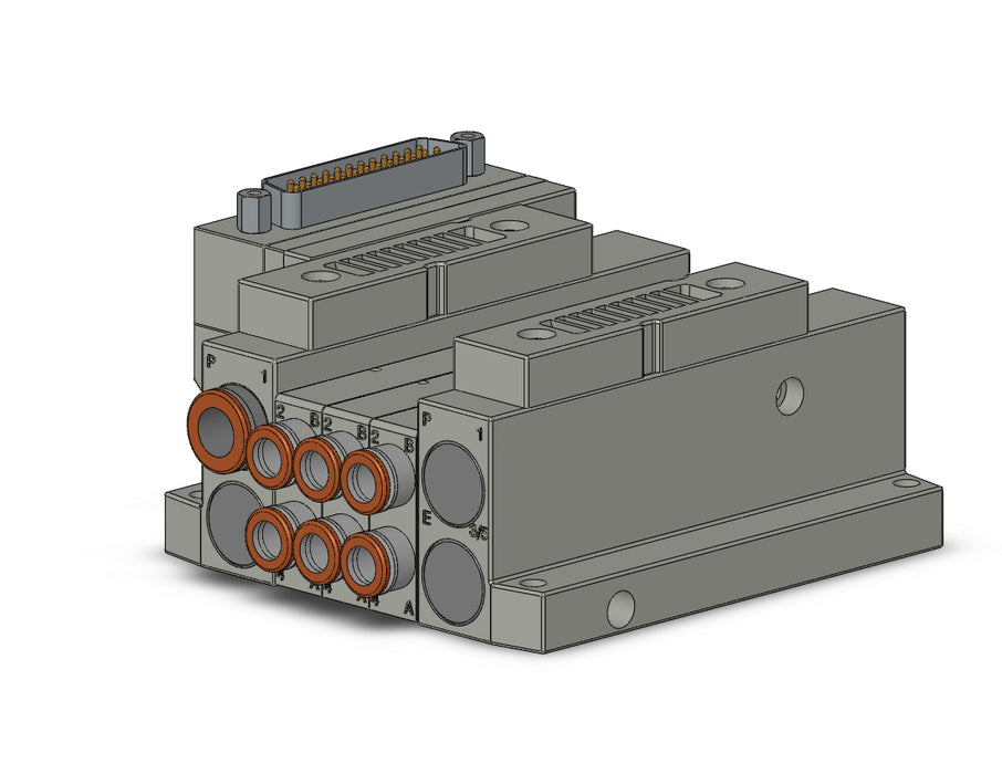 SS5V1-10FD1-03DS-N7 5 Port Solenoid Valve Manifold